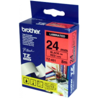 Brother TZ-451 labelprinter-tape Zwart op rood
