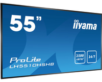 iiyama LH5510HSHB-B1 Signage-Display Digital Signage Flachbildschirm 139,7 cm (55") LED 2500 cd/m² Full HD Schwarz 24/7
