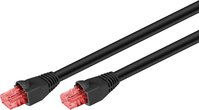 Goobay 55434 kabel sieciowy Czarny 20 m Cat6 U/UTP (UTP)