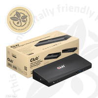 CLUB3D The CSV-1562 is an USB3.2 Gen1 Type-C Universal Triple 4K30Hz Charging Docking Station and is DisplayLink® Certified. The Universal Charging Dock