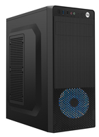 Gembird ATX case Fornax 150B USB 3.0 blue fan Midi Tower Black