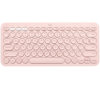 Logitech K380 Multi-Device klawiatura Bluetooth QZERTY Angielski Różowy