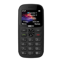 MaxCom MM471 5,59 cm (2.2") 104 g Noir, Gris Téléphone pour seniors