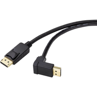 Renkforce SP-9163724 DisplayPort kábel 0,5 M Fekete