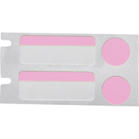 Brady THT-306-494-3-PK printer label Pink, White Self-adhesive printer label