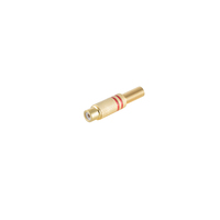 shiverpeaks BS52021-R Drahtverbinder RCA Gold