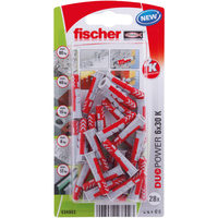 Fischer 534993 horgonycsavar és tipli 28 db Csavar és tipli készlet 30 mm