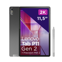 Lenovo Tab P11 Mediatek 128 Go 29,2 cm (11.5") 4 Go Wi-Fi 6E (802.11ax) Android 12 Gris