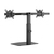 ACT Free standing gas spring dual monitor arm office, crossbar