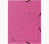 Exacompta 55407E mappa Forgácslap Rózsaszín A4