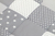 ULLENBOOM KD-140140-GS Baby Erlebnisdecke & Spielmatte Baumwolle, Polyester Graphit, Grau, Hellgrau, Weiß Babyspielmatte