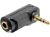 DeLOCK 65364 tussenstuk voor kabels 3.5 mm 3,5 mm Zwart
