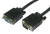 Cables Direct SVGA Extension, 1m VGA cable VGA (D-Sub) Black