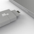 Lindy 40478 port blokkoló Portblokkoló + kulcs SD card Fehér Akrilnitril-butadiénsztirol (ABS)