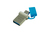 Goodram ODD3 pamięć USB 16 GB USB Type-A / USB Type-C 3.2 Gen 1 (3.1 Gen 1) Niebieski, Srebrny