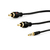 e+p BS 113 S audio kabel 1,5 m 3.5mm 2 x RCA Zwart
