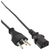 InLine power cable Switzerland, black, 5m