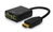 Savio CL-23 adapter kablowy 0,5 m VGA (D-Sub) HDMI Typu A (Standard) Czarny