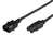 Microconnect PE011405 kabel zasilające Czarny 0,5 m C14 panel C15 panel