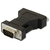 Techly 304451 cambiador de género para cable DVI-A VGA Negro
