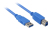 Sharkoon USB 3.0 A-B cavo USB 2 m USB A USB B Blu
