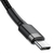 Baseus Cafule câble USB 2 m USB C Noir, Gris