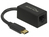 DeLOCK Adapter SuperSpeed USB (USB 3.2 Gen 1) mit USB Type-C™ Stecker > Gigabit LAN 10/100/1000 Mbps kompakt schwarz