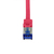 LogiLink C6A014S cavo di rete Rosso 0,25 m Cat6a S/FTP (S-STP)