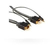 Microconnect MONGH2BMJ video kabel adapter 2 m VGA (D-Sub) + 3.5mm Zwart