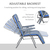 Outsunny 84B-571V70BU outdoor chair Blue, White