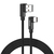Savio CL-164 dwustronny kabel USB - USB typu C, 2m, ktowy, oplot USB-kabel USB 2.0 USB C USB A Zwart