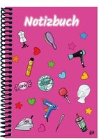 A 4 Notizbuch Manga Items, pink, kariert (Nonbook allgemein)