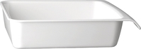 GN 1/2 Schale -CASCADE- 32,5 x 26,5 cm, H: 7,5 cm Melamin, weiß, 3,65 Liter