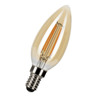 LED FIL C35 E14 DIM 4W (29W) 300lm 822 Gold