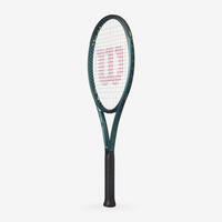 Adult Tennis Racket Blade 100 V9 300 G Unstrung - Dark Green - Grip 3