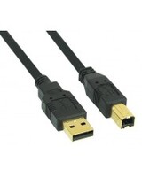 InLine USB 2.0 cable USB-Kabel M bis Typ B M 2 m Schwarz
