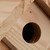 Relaxdays Nistkasten für Vögel, zum Aufhängen, unbehandeltes Holz, Einflugloch in vers. Größen, HBT: 25x19x16 cm, natur