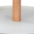 Relaxdays Etagere, 2 Etagen, Kunststoff & Holz, runder Servierständer, HxD 24x25 cm, Cupcake Ständer, modern, weiß/natur