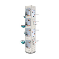 FlexiSlot®-Präsentationstower „York“ | fehér, hasonló mint RAL 9010
