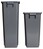 Probase Internal Recycling Bin with Dome Lid - Hole - 80 Litres