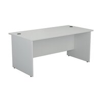 Jemini Rectangular Panel End Desk 1200x800mm White KF804376