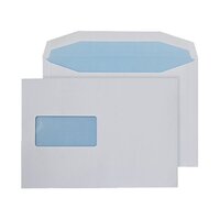 Q-Connect Machine Envelope 162x238mm Window Gummed 90gsm White (Pack of 500)