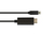 Adapterkabel USB-C™ Stecker an HDMI 2.0 Stecker, 4K / UHD @60Hz, CU, schwarz, 5m, Good Connections®