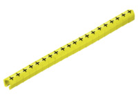 PVC Kabelmarkierer, beschriftbar, (B x H) 3 x 5.5 mm, max. Bündel-Ø 4 mm, gelb,