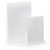 Lackpapier-Beutel mit Haftklebeverschluss weiß 100 x 40 x 157 mm
