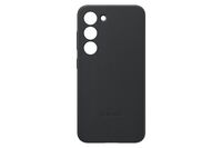 Galaxy S23 Black Leather Cover Handyhüllen