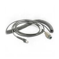 USB-cable, power plus USB connection cable, power plus, 5ft, coiled USB Kabel