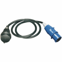Adapter Leitung IP44 1,5m H07RN-F 3G1,5 CEE-Stecker 230 V/16 A schwarz