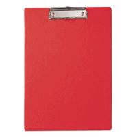 Schreibplatte A4 mit Folienüberzug rot