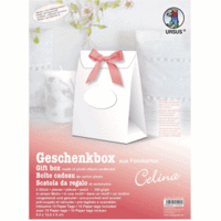 Geschenkbox Celina 9,5x12,5x5cm VE=5 Stück weiß